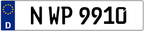 Truck License Plate